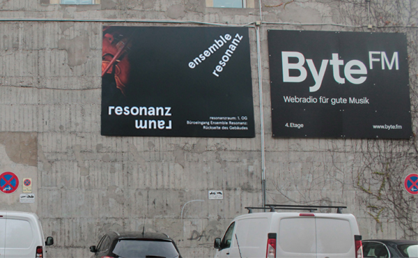 Das Ensemble Resonanz und ByteFM sind im Hamburger Medienbunker zu Hause