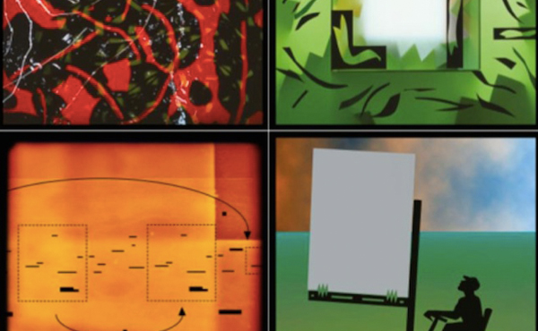 Cover-Collage von Brian-Eno-Alben
