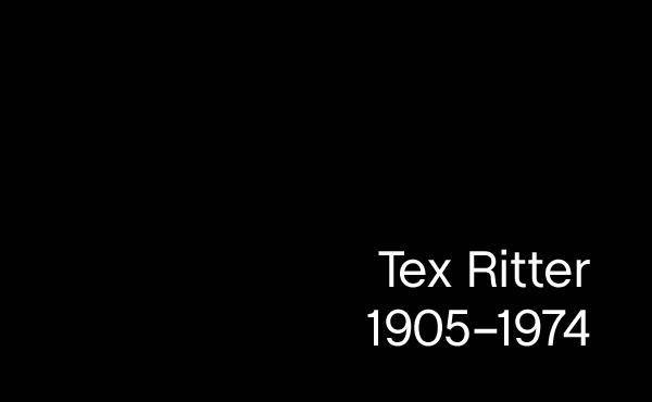 Zum 40. Todestag von Tex Ritter