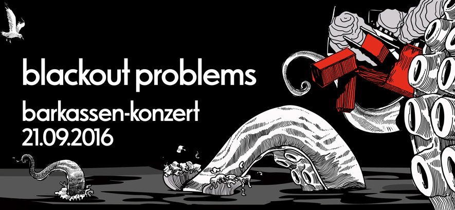 Barkassen-Konzert mit Blackout Problems