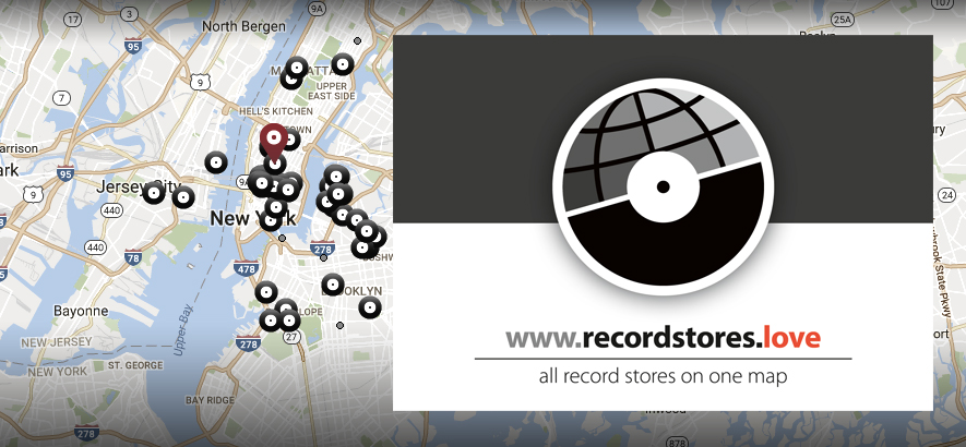 Das Logo von recordstores.love