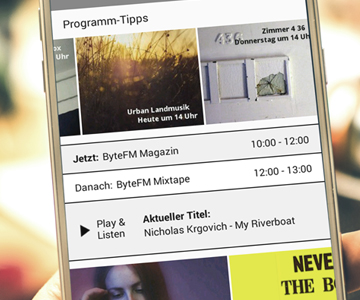 ByteFM App für Android: ByteFM jetzt auch offline hören