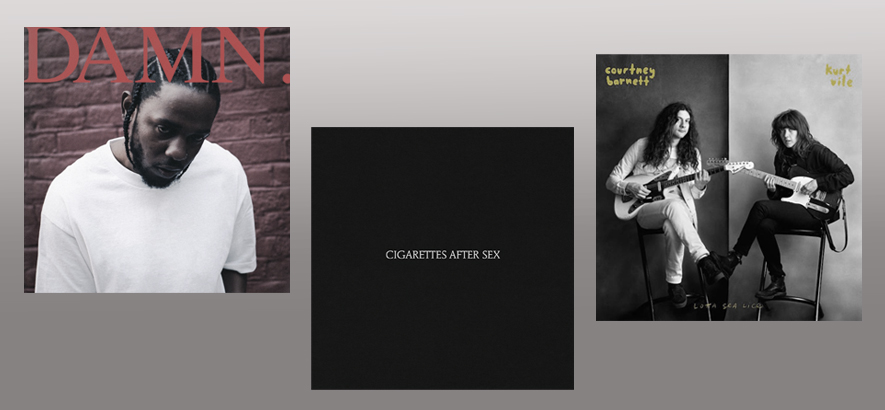 Drei Cover bei Euch beliebter Alben: Kendrick Lamar, Cigarettes After Sex und Kurt Vile und Courtney Barnett
