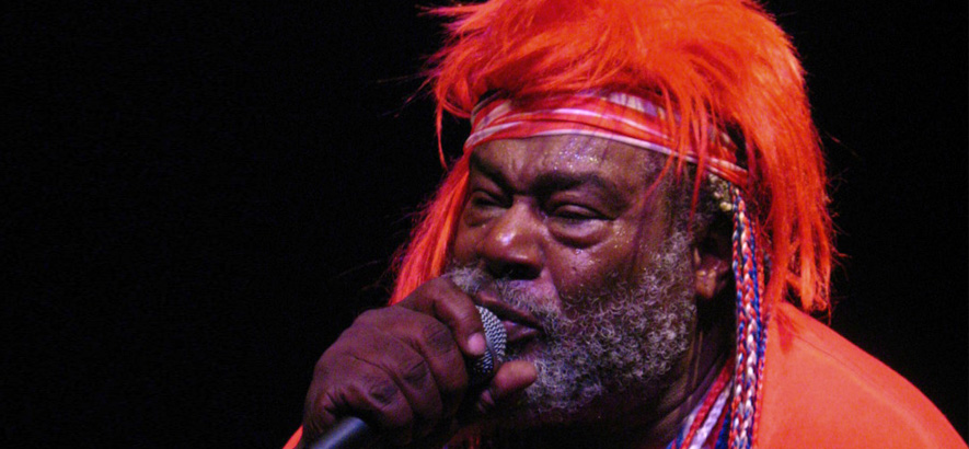 Foto von George Clinton, dem Frontmann von Parliament