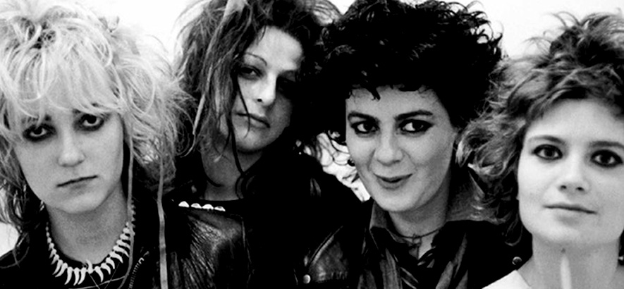 Foto der Band The Slits, deren Song „Love Und Romance“ unser Track des Tages zum Weltfrauentag 2022 ist.