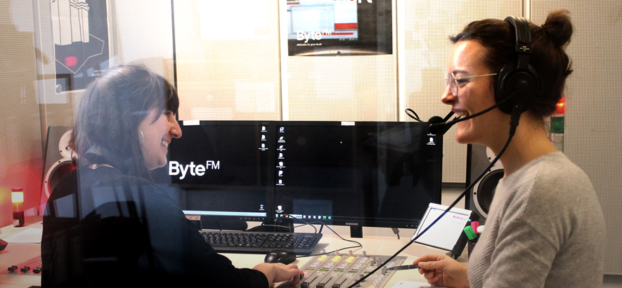 Foto aus dem ByteFM Studio