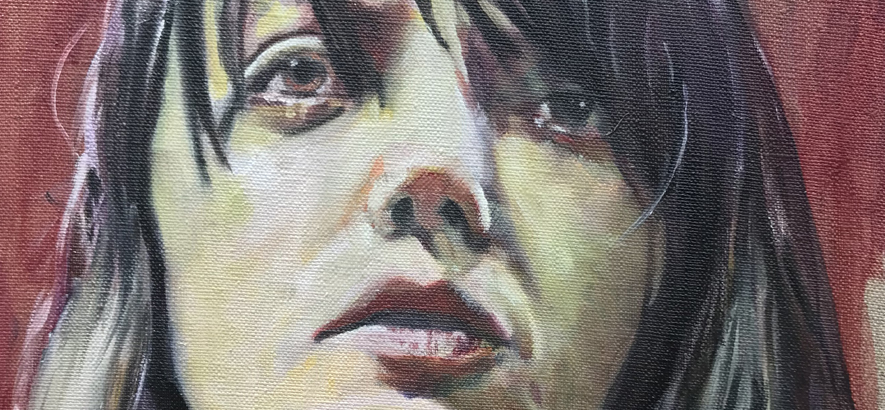 Sharon Van Etten gemalt von Helmut Kraus