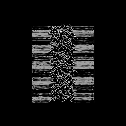 Der Albumcover von „Unknown Pleasures“, dem Debüt von Joy Division