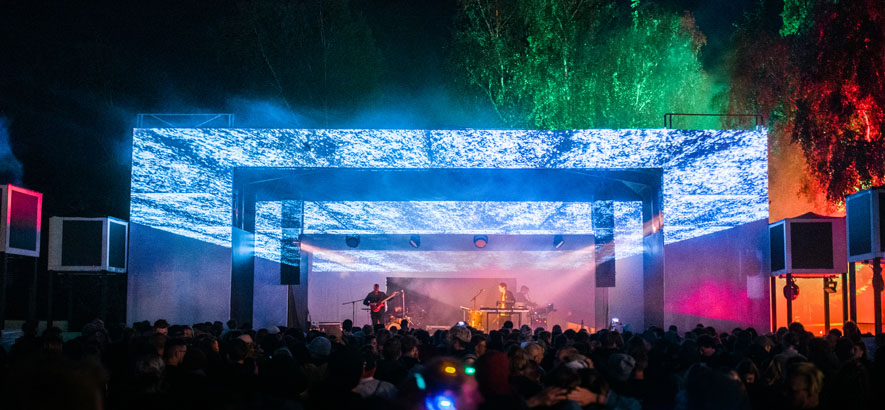 Foto vom Gelände des Fuchsbau Festivals in Lehrte bei Hannover