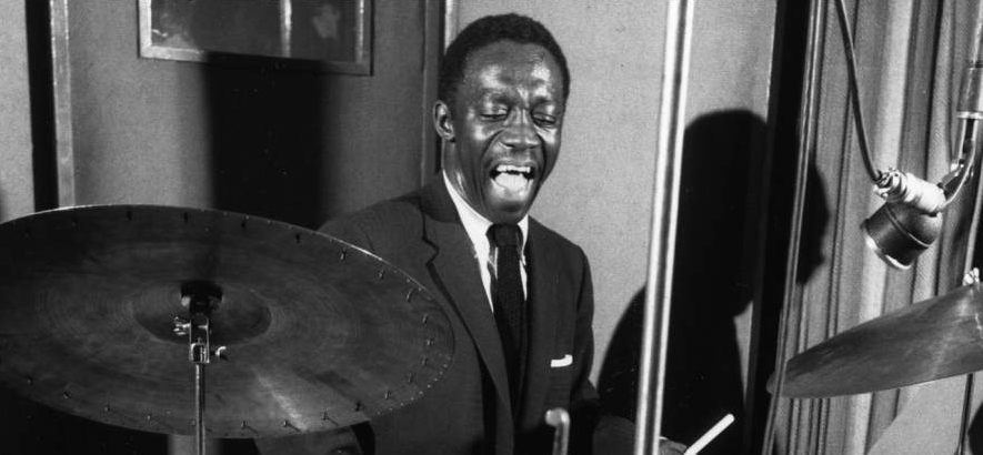 Foto des Schlagzeugers Art Blakey