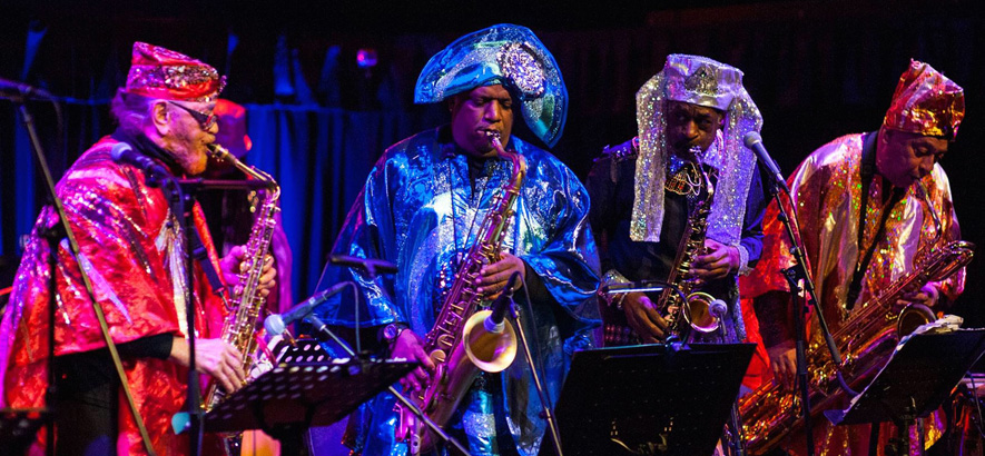 Pressefoto vom Sun Ra Arkestra