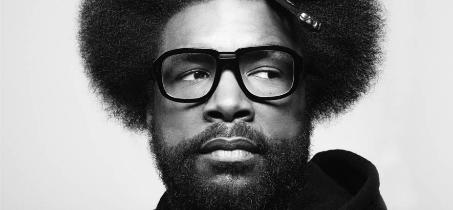 Foto von Ahmir „Questlove“ Thompson, Schlagzeuger von The Roots. Deren „You Got Me“ ist unser Track des Tages.