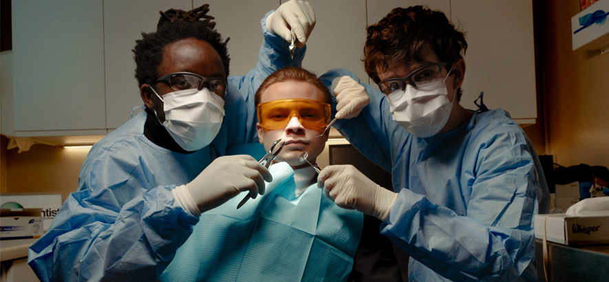 Foto von Black Midi, die mit „Cavalcade“ ihr zweites Album angekündigt haben.