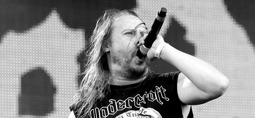 Foto des schwedischen Death-Metal-Sängers Lars-Göran Petrov, der im Alter von 49 Jahren gestorben ist.