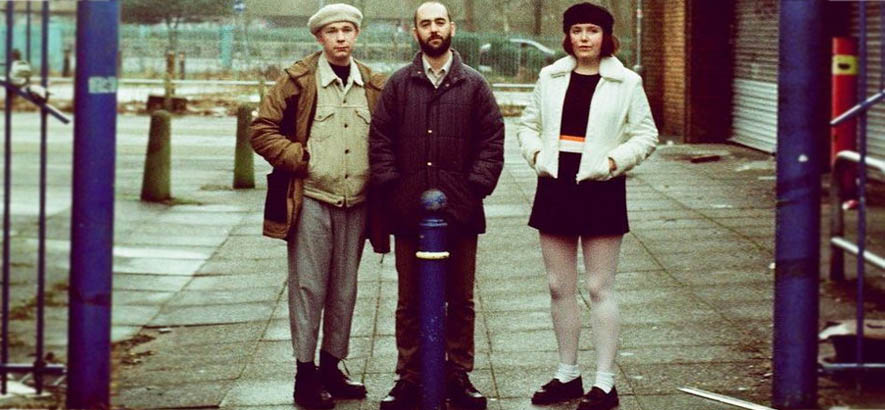 Bandfoto der Post-Punk-Gruppe The Early Mornings aus Manchester, deren Song „Days Spent“ heute der ByteFM Track des Tages ist.