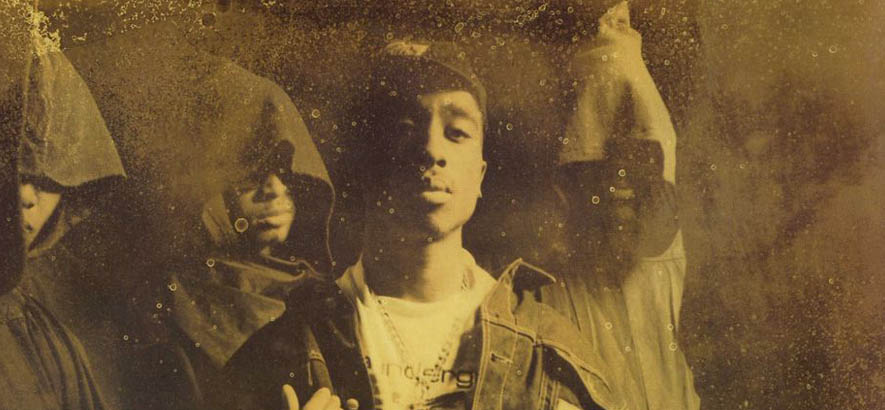 Cover des Albums „2Pacalypse Now“ des US-Rappers 2Pac, dessen erste Single „Trapped“ heute unser Track des Tages ist.