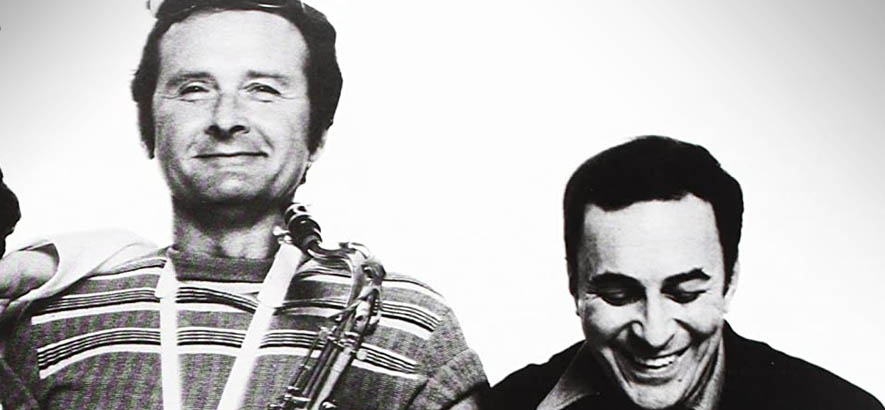 Stan Getz und João Gilberto auf dem Cover ihres 1976er Albums „The Best Of Two Worlds“, auf dem auch unser Track des Tages „Águas De Março“ ist.