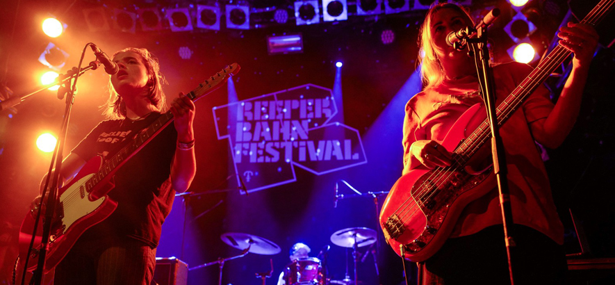 Bild der britischen Band Goat Girl beim auftritt auf dem Reeperbahn Festival 2018