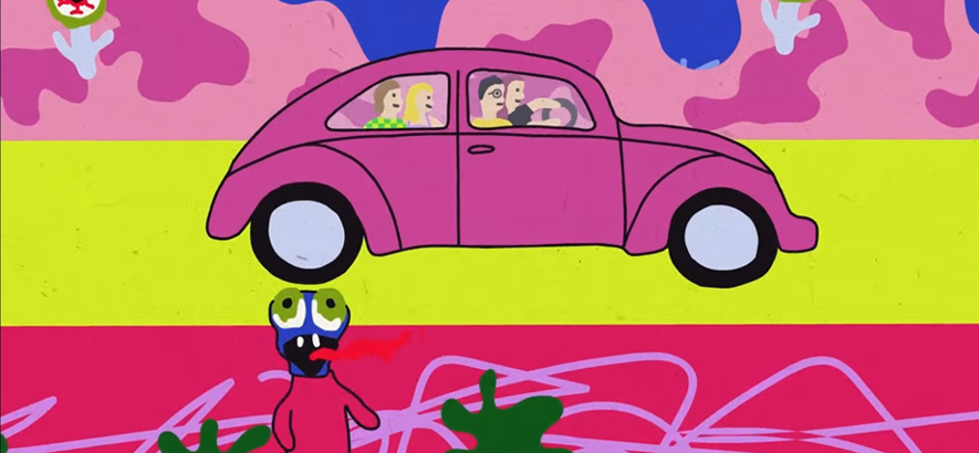 Filmstill aus dem Musikvideo von Vial – „Roadkill“.