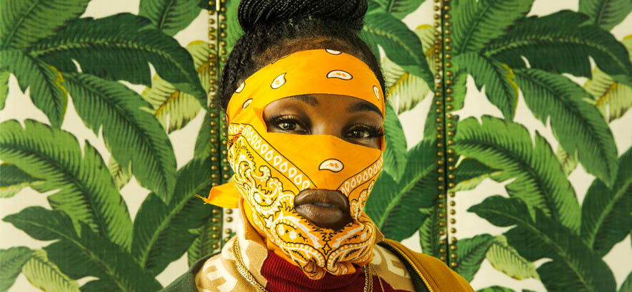 Foto der US-Rapperin Leikeli47, deren Stück „Chitty Bang“ heute unser Track des Tages ist.