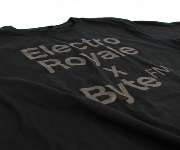 Neu im ByteFM Shop: T-Shirt „Electro Royale“