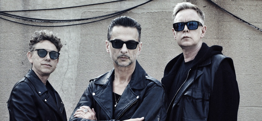 Foto der britischen Synth-Pop-Band Depeche mode, deren Keyboarder Andy Fletcher mit 60 Jahren gestorben ist.