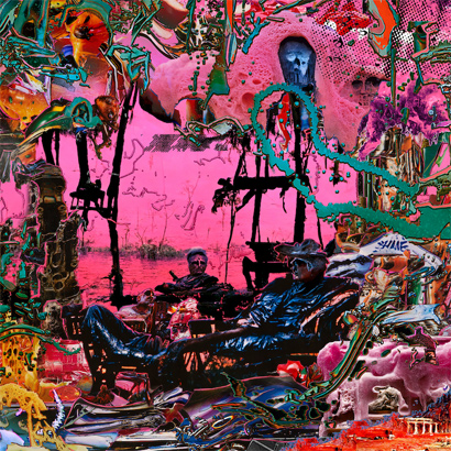 Artwork des neuen Albums von Black Midi - „Hellfire“
