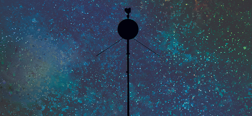 Grafik der Raumsonde Voyager