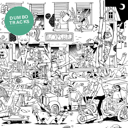 Cover des Debütalbums von Dumbo Tracks, das unser ByteFM Album der Woche ist.