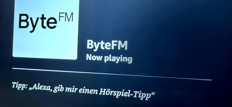 ByteFM: Sprachsteuerung mit Alexa