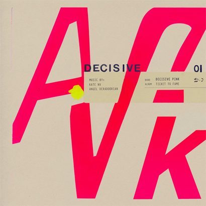 Album-Cover von Decisive Pink – „Ticket To Fame“