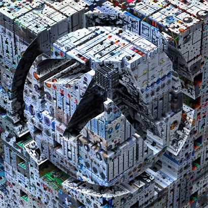 Artwork von Aphex Twin – „Blackbox Life Recorder 21f / In A Room7 F760“.
