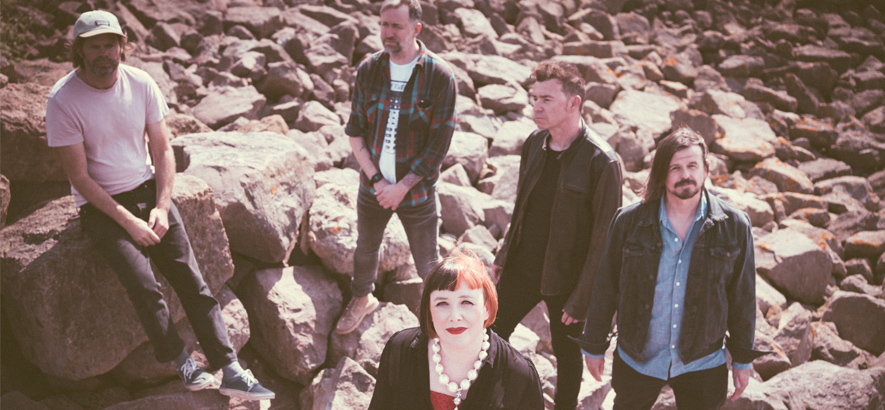 Slowdive Foto von Slowdive, die ein neues Album angekündigt haben