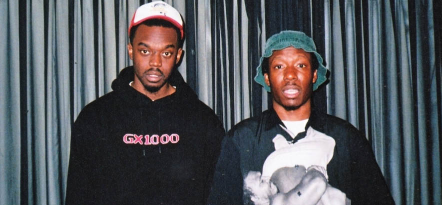 Pressebild des HipHop-Duos Paris Texas, dessen Stück „Everybody's Safe Until...“ heute unser Track des Tages ist.