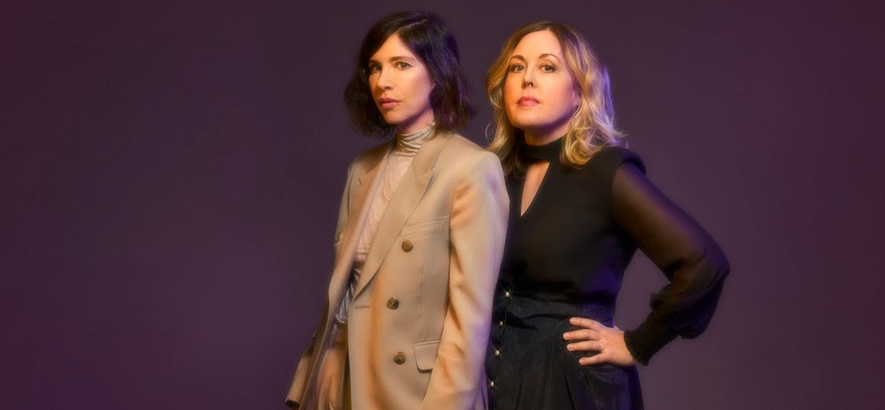 Pressefoto der US-amerikanischen Indie-Rock-Band Sleater-Kinney