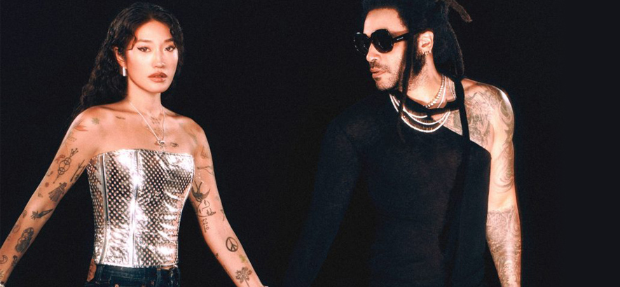 Foto von Peggy Gou & Lenny Kravitz, die eine gemeinsame Single namens „I Believe In Love Again“ herausgebracht haben