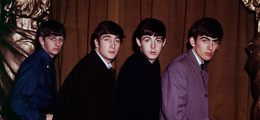 Foto der britischen Band The Beatles