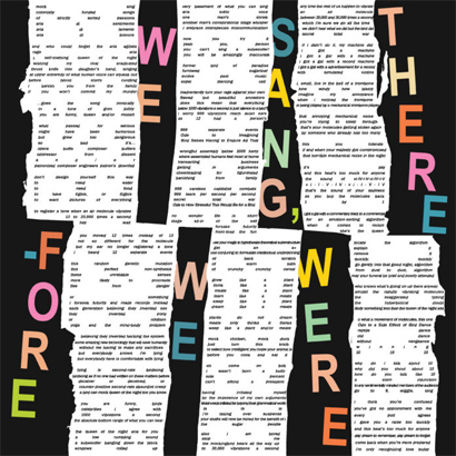 Artwork des Solo-Debütalbums von Greg Saunier - „We Sang, Therefore We Were“