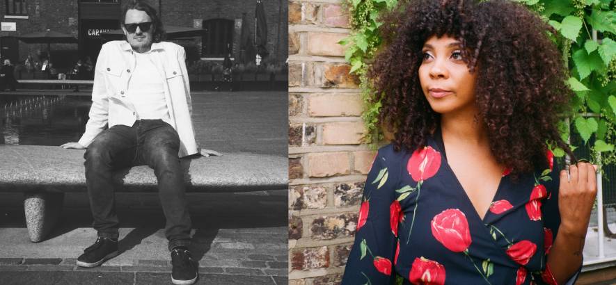 Pressebilder von Skinshape und Hollie Cook, deren gemeinsamer Song „Lady Sun“ heute unser Track des Tages ist.