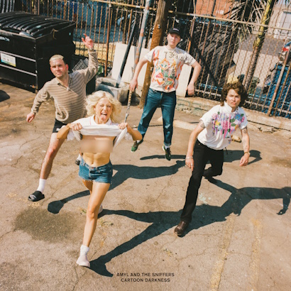 Cover des Albums „Cartoon Darkness“ von Amyl And The Sniffers, das unser ByteFM Album der Woche ist.
