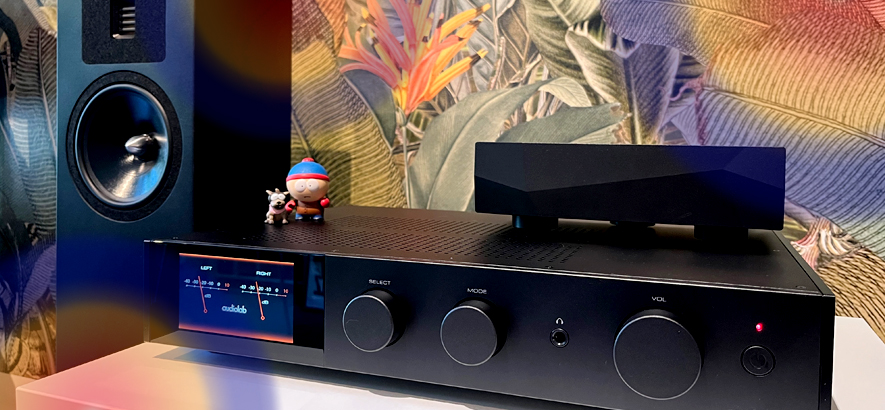 Foto von hochwertigen Hi-Fi-Geräten bei Stereofluss in Hamburg Bahrenfeld