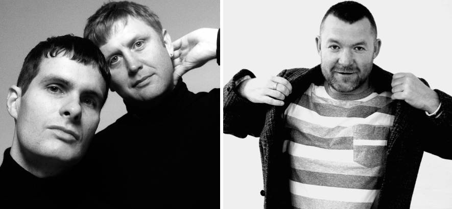 Pressebilder von God Colony und Roy, deren gemeinsamer Song „Loss Is Not Infinite“ heute unser Track des Tages ist.