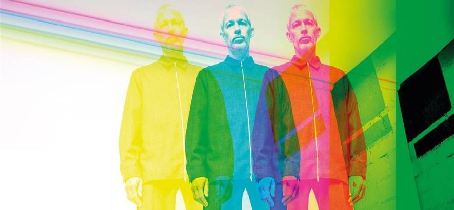 Andy Bell auf dem Cover seiner LP „Pinball Wanderer“, die unseren Track des Tages „Apple Green UFO“ enthält.