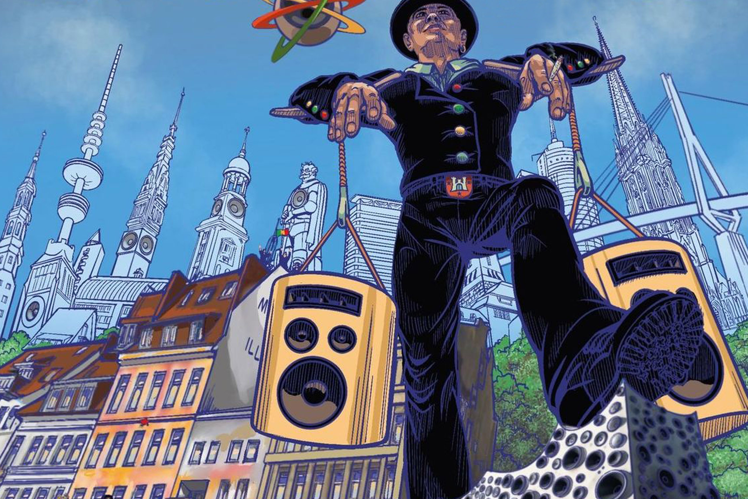Albumcover der Compilation "King Size Dub: Hamburg"