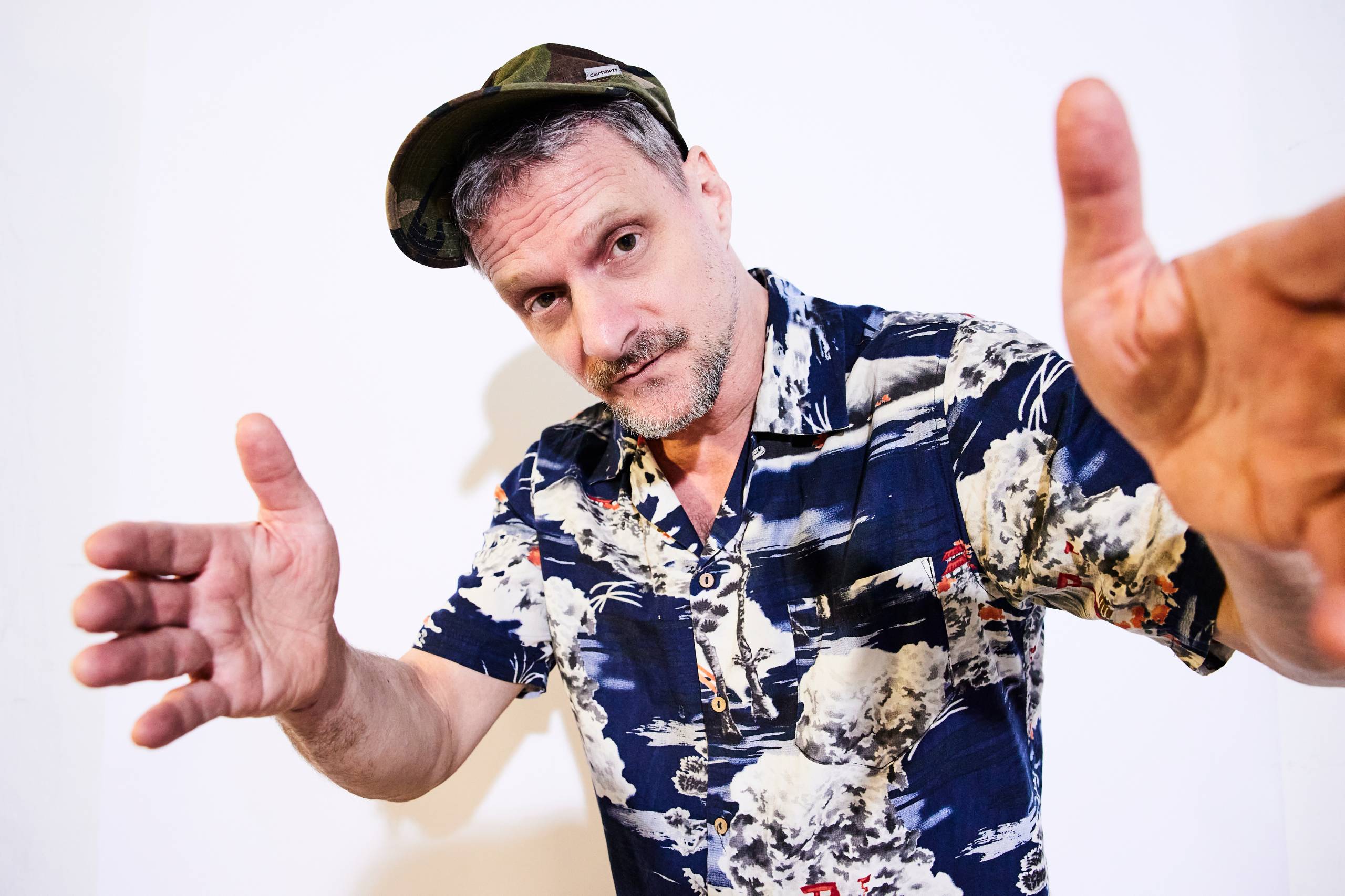 Foro von DJ Koze, dessen Song „Amor“ heute unser Track des Tages ist, im ByteFM Studio.