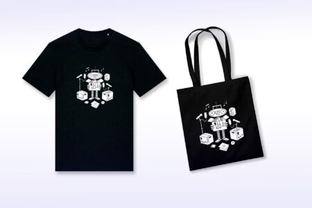 Neues Crowdfunding-Dankeschön: T-Shirt und Beutel mit Illustration von Alex Solman