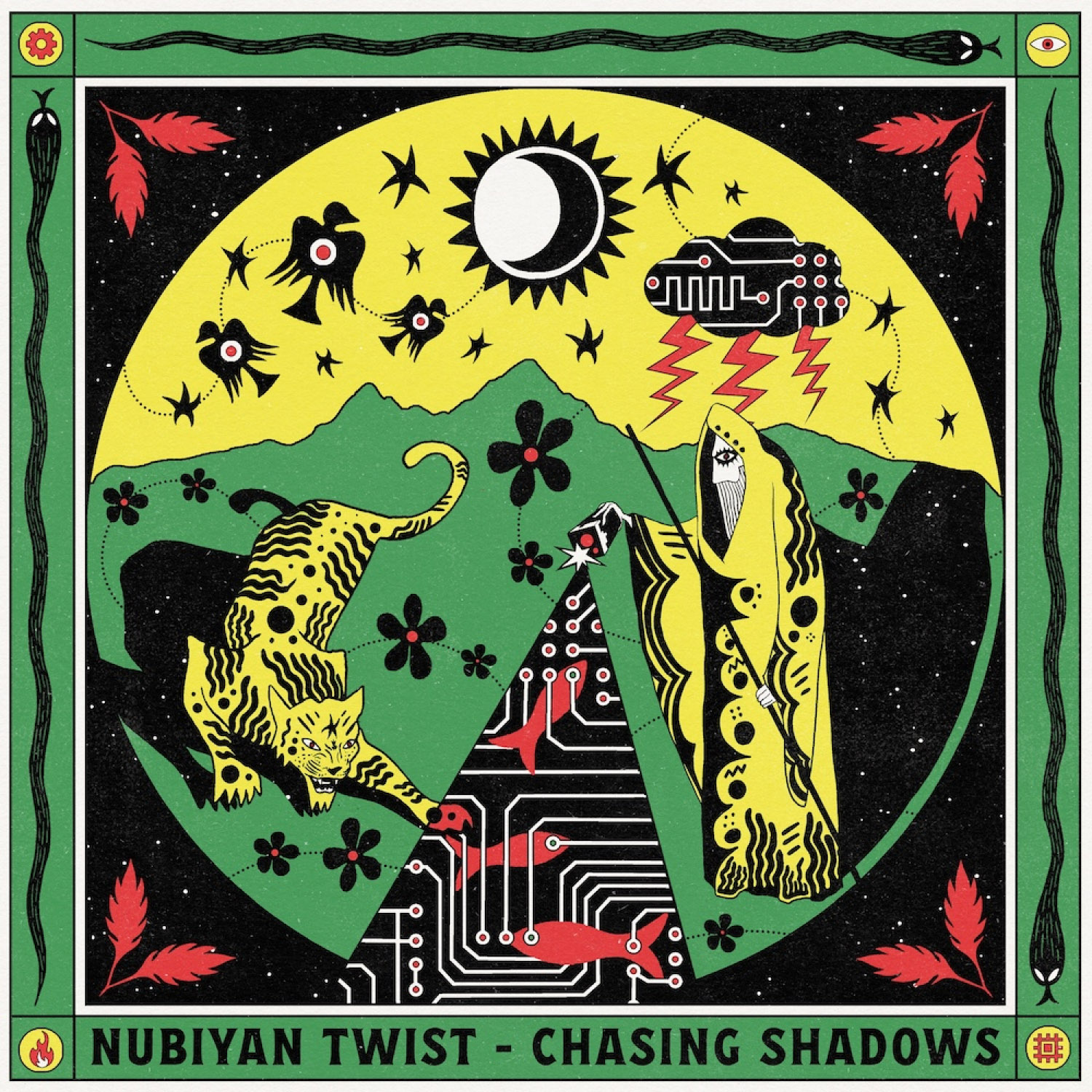 Albumcover con "Chasing Shadows" von Nubiyan Twist
