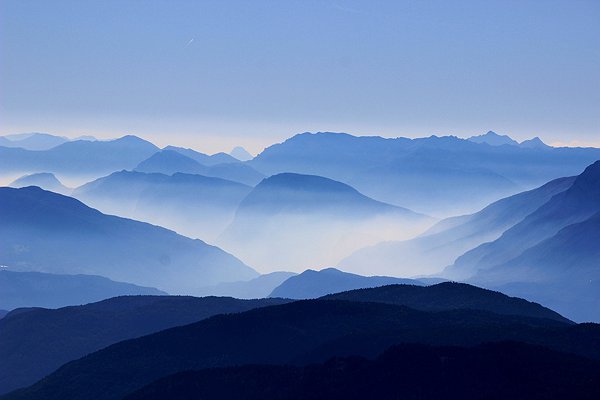 Kaleidoskop - Blaue Berge