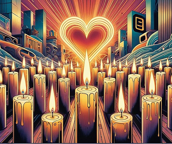 Tracks des Tages - Kerzen und Herzen