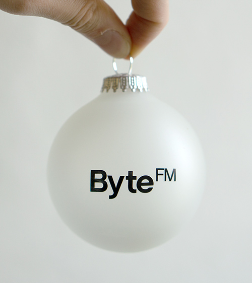 ByteFM weihnachtskugel